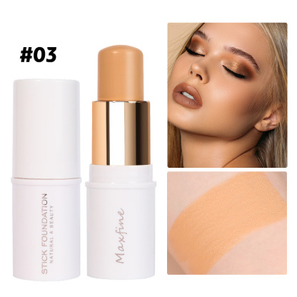 Foundation Stick Tahan Lama Tutup Segala Cela | Bedak Asas Glowing Anti-Tumpah Mekap Cepat