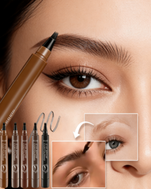 Wild Eyebrows Waterproof Eyebrow Pencil - Microblade Split-Tip Liner for Natural Hair Strokes