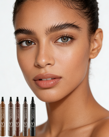 Wild Eyebrows Waterproof Eyebrow Pencil - Microblade Split-Tip Liner for Natural Hair Strokes