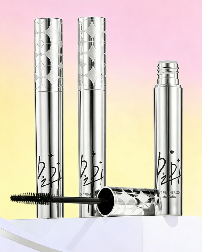 2-in-1 Tubing Mascara Set (Black + Brown): 24H No Smudge, Easy Wash with Warm Water, Long & Natural Lashes