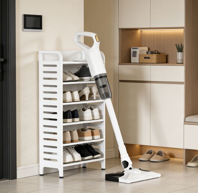 Cordless Wet Dry Vacuum Cleaner & Mop – All-in-One Floor Washer with High Suction for Dust Mites & Stains