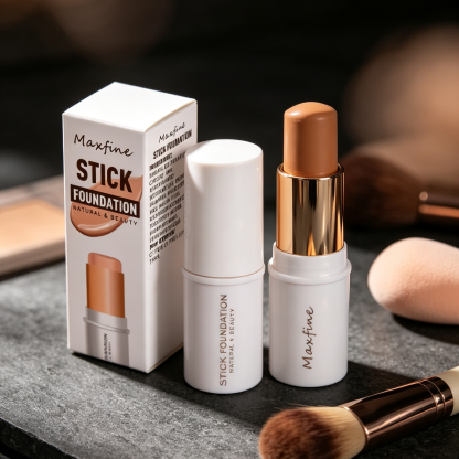 Foundation Stick Tahan Lama Tutup Segala Cela | Bedak Asas Glowing Anti-Tumpah Mekap Cepat