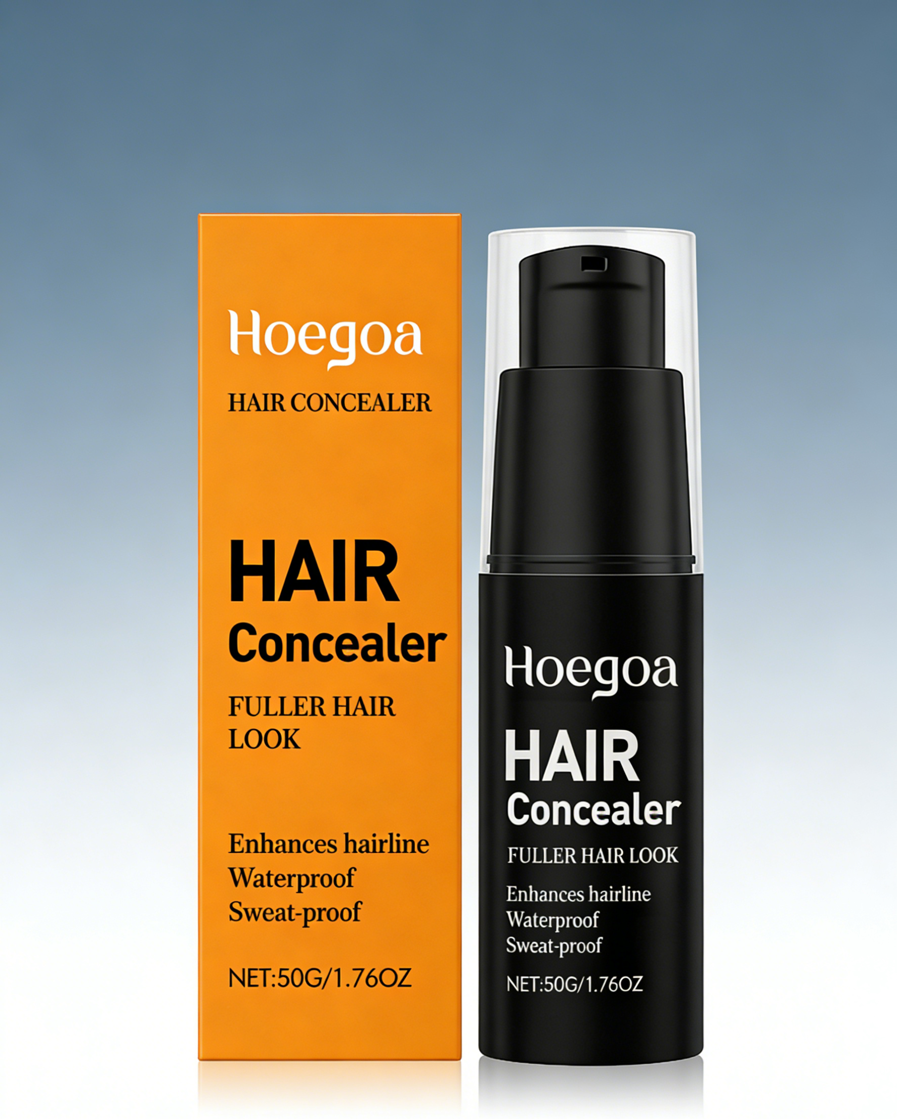 HOEGOA Instant Hair Concealer - 10-Second Balding Cover-Up, Waterproof & Lasts Up to 6 Days