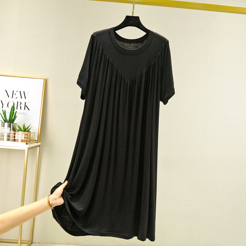 [3 times skin-friendly loose high elastic] Explosive style modal nightdress