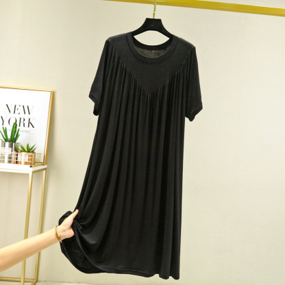 [3 times skin-friendly loose high elastic] Explosive style modal nightdress