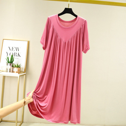 [3 times skin-friendly loose high elastic] Explosive style modal nightdress