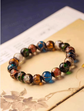Gold Beast Fortune Glazed Bracelet Colorful Accessory