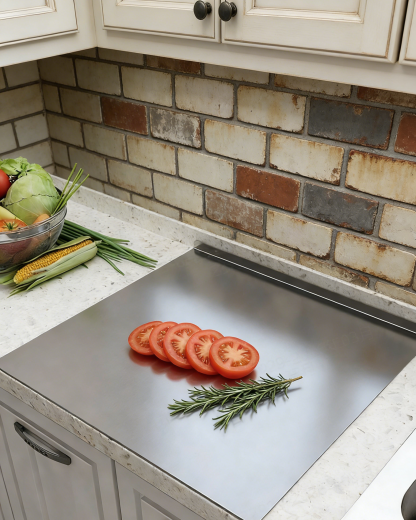 Stainless steel multi-function cutting board