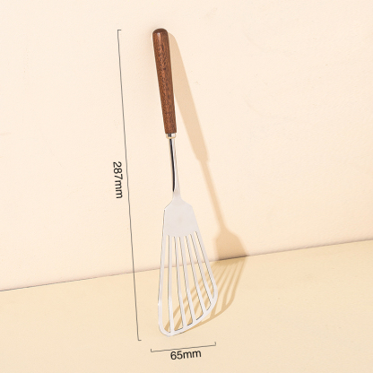 304 stainless steel walnut cooking spoon
