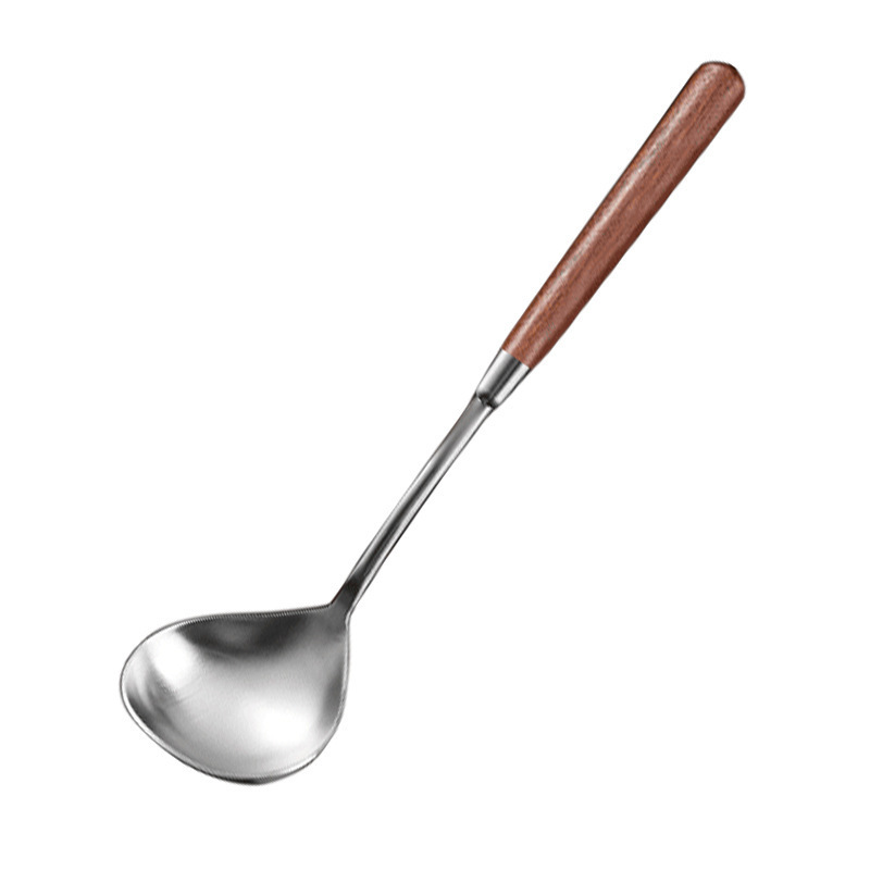 Stainless steel ladle and spatula