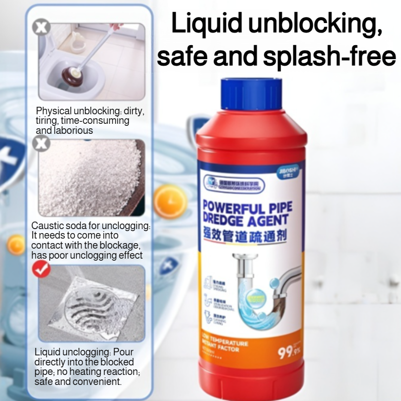 Powerful Toilet Unclogging Agent