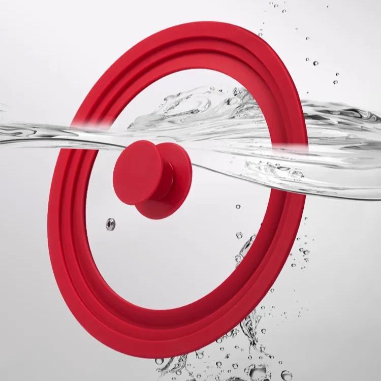 [Universal lid] Anti-scalding silicone glass pot lid