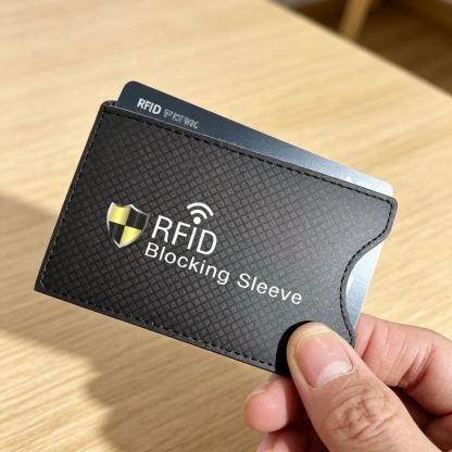 [1 Second to Block Unauthorized Scanning] Aluminum Foil Anti-Magnetic Anti-Theft Card Sleeve