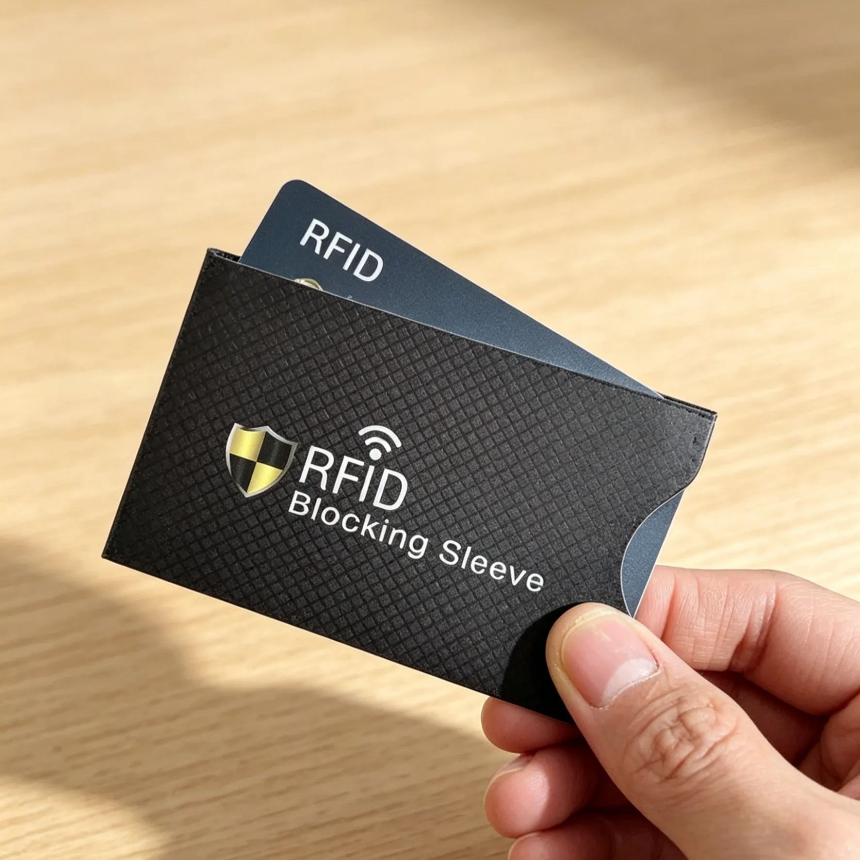 [1 Second to Block Unauthorized Scanning] Aluminum Foil Anti-Magnetic Anti-Theft Card Sleeve