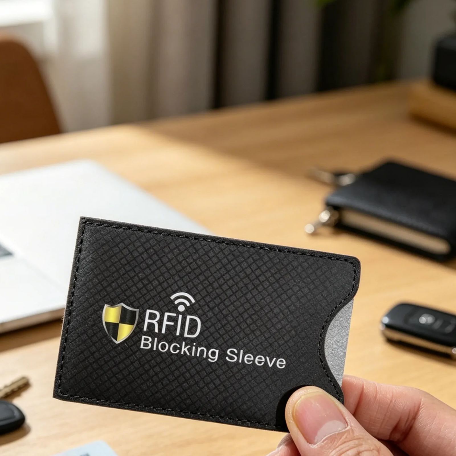 [1 Second to Block Unauthorized Scanning] Aluminum Foil Anti-Magnetic Anti-Theft Card Sleeve