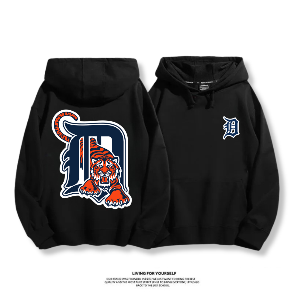 底特律老虎 Detroit Tigers 連帽衛衣｜2026秋冬親子情侶休閒上衣