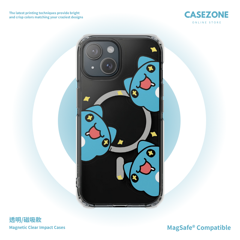 貓貓蟲咖波&Bugcat Capoo磁吸手機殼-CASEZONE