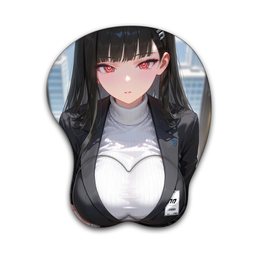 蔚藍檔案 調月莉音 等身大爆乳滑鼠墊