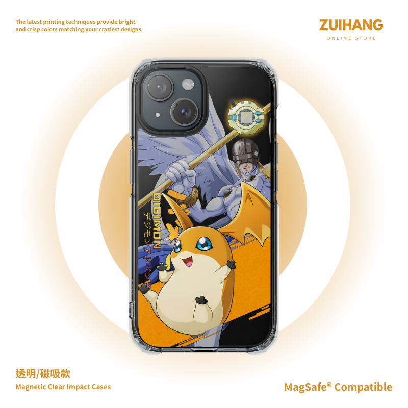 數碼寶貝透明磁吸防摔手機殼-ZUIHANG SHOP
