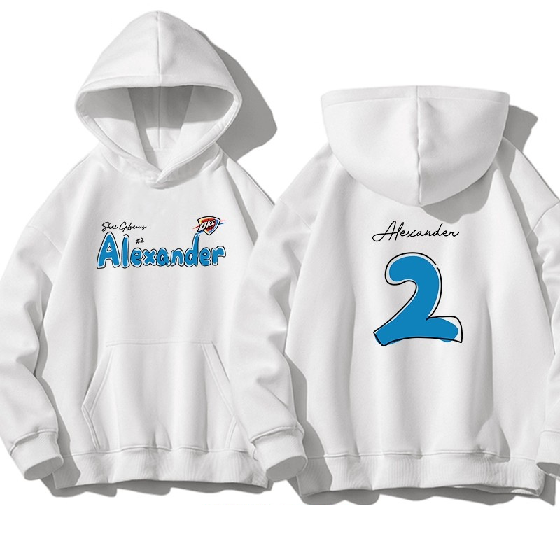 美式籃球 2025秋冬新款 親子情侶裝連帽衛衣