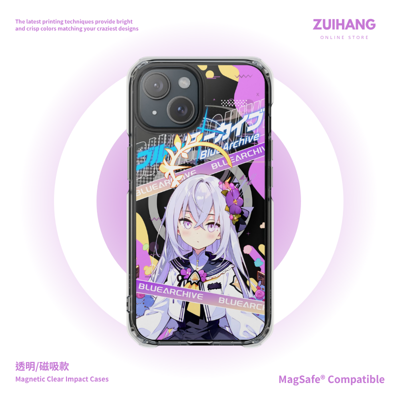 蔚藍檔案透明磁吸防摔手機殼-ZUIHANG SHOP