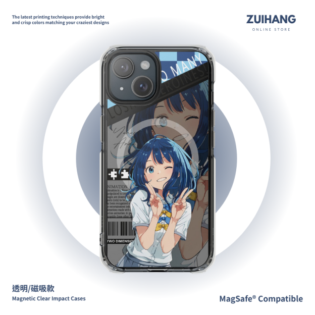 敗北女角透明磁吸防摔手機殼-ZUIHANG SHOP