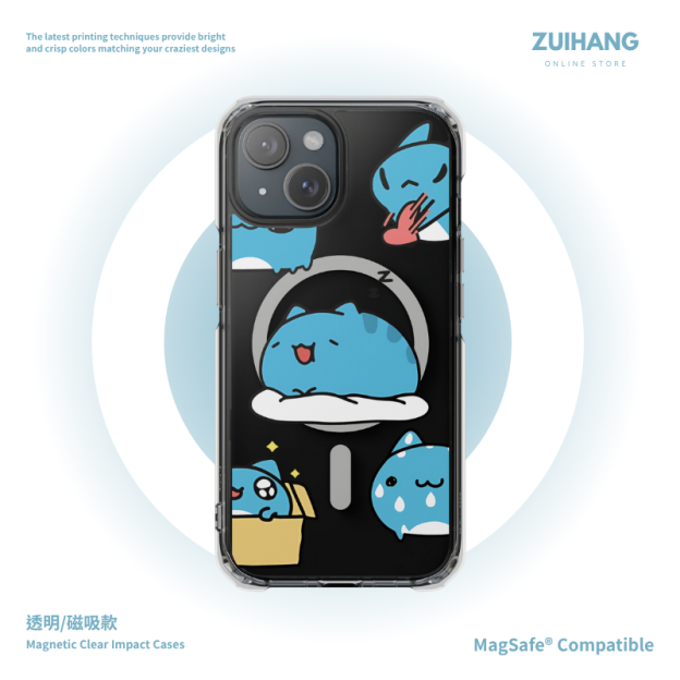 貓貓蟲透明磁吸防摔手機殼-ZUIHANG SHOP