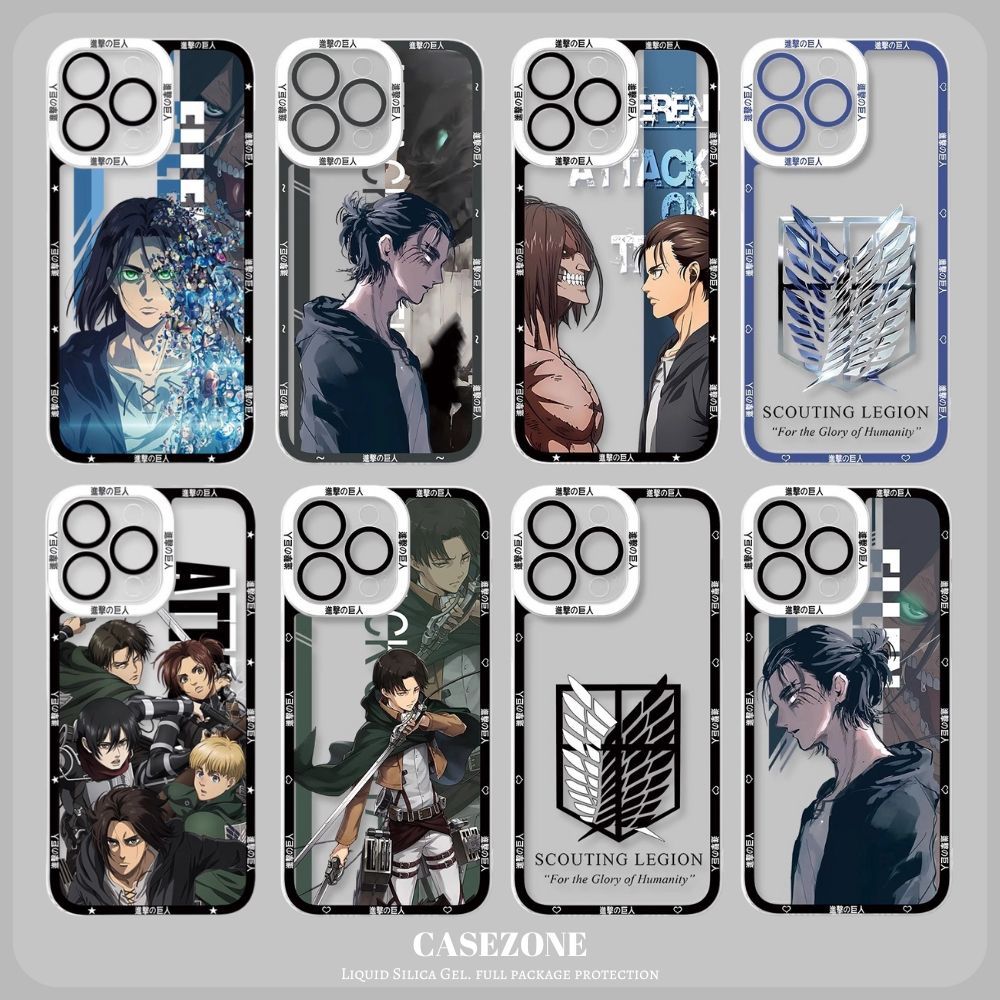 進擊的巨人透明防摔軟殼-CASEZONE