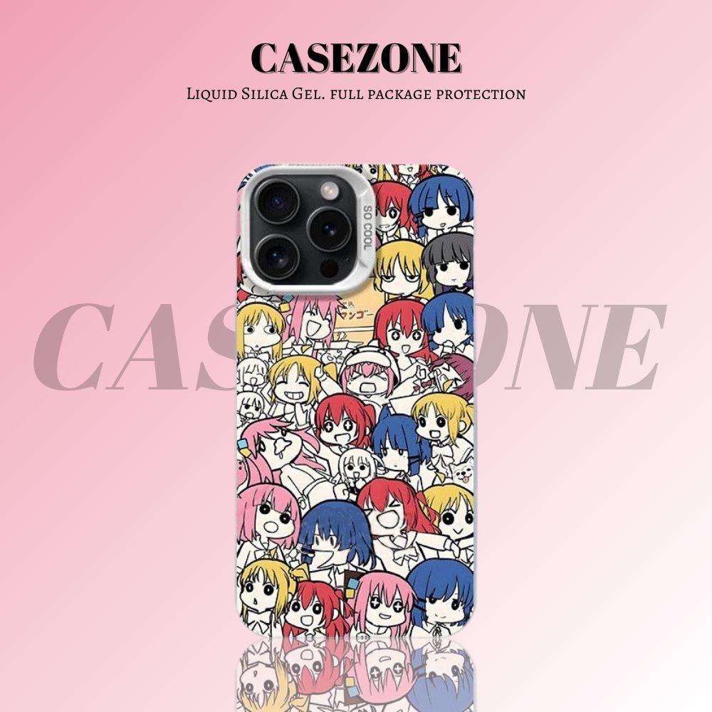 孤獨搖滾彩銀防摔手機殼-CASEZONE