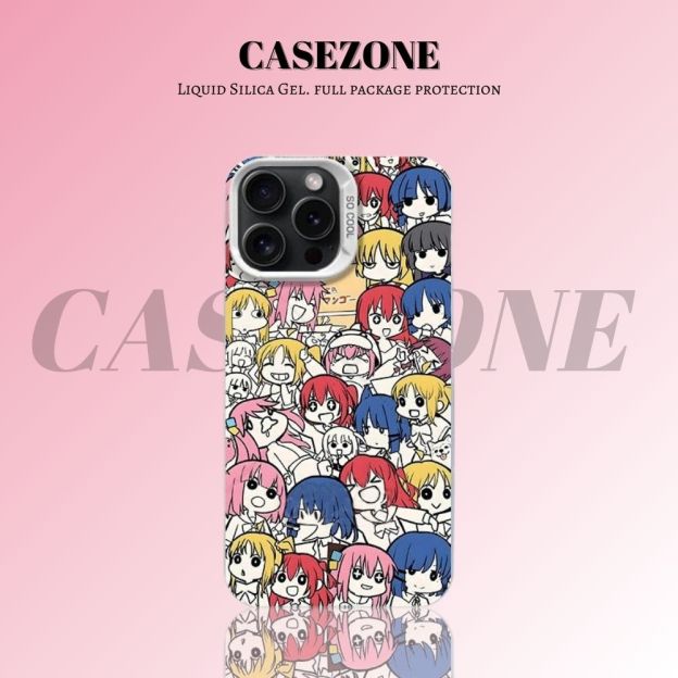 孤獨搖滾彩銀防摔手機殼-CASEZONE