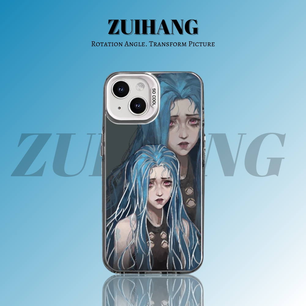 英雄聯盟：奧術彩銀防摔手機殼-CASEZONE