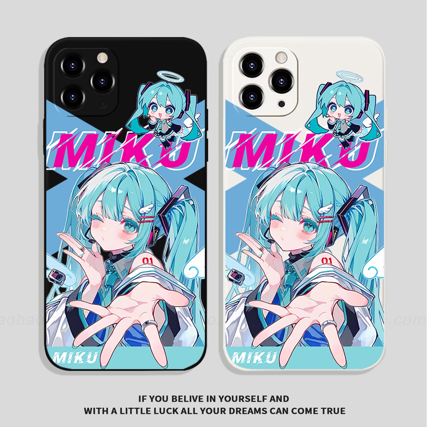 初音未來 液態矽膠全包防摔軟殼