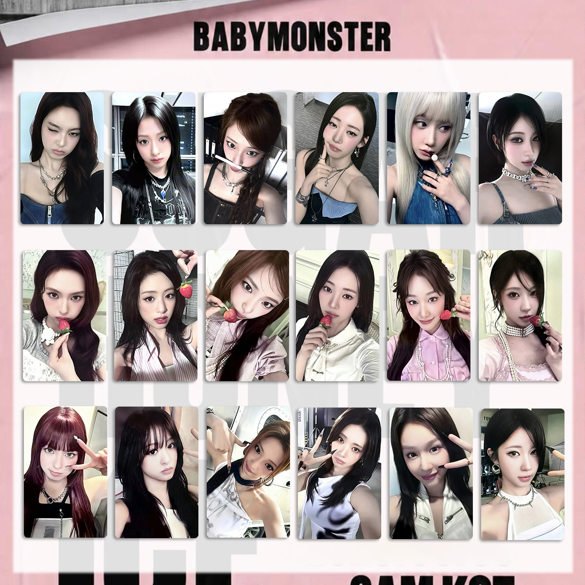 BABYMONSTER SUGAR HONEY ICE TEA 打歌卡