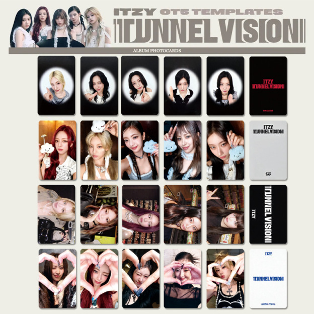 ITZY《TUNNEL VISION》特典卡｜K-POP收藏小卡