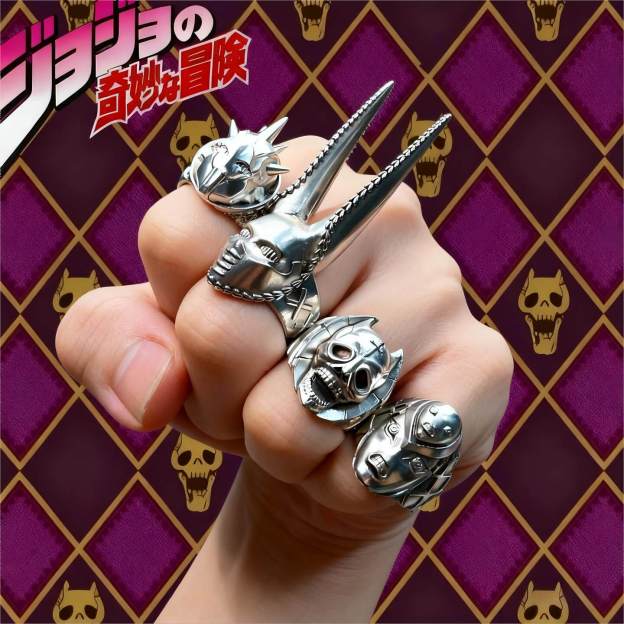 原創JOJO的奇妙冒險動漫周邊角色替身戒指