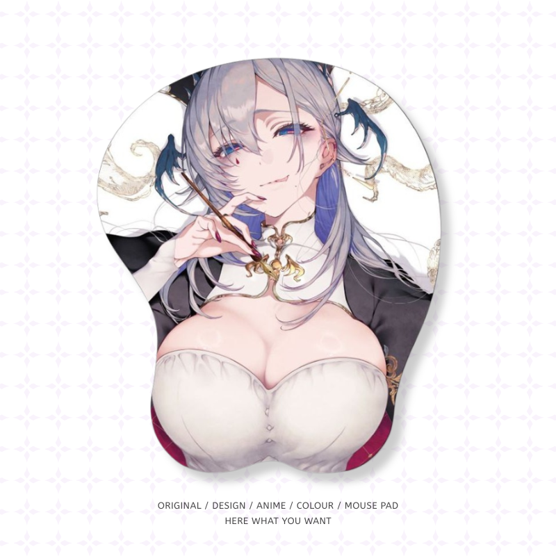 飯田ぽち 3D化記念 3D立體護腕滑鼠墊