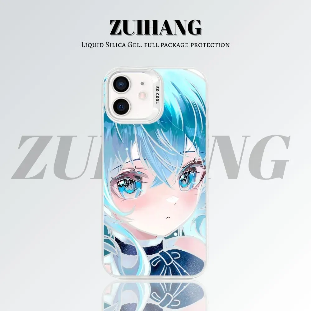 初音未來彩銀防摔手機殼-CASEZONE