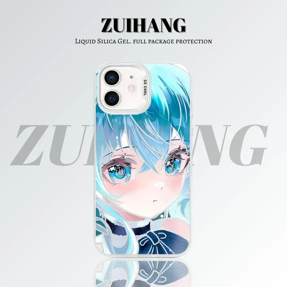 初音未來彩銀防摔手機殼-CASEZONE