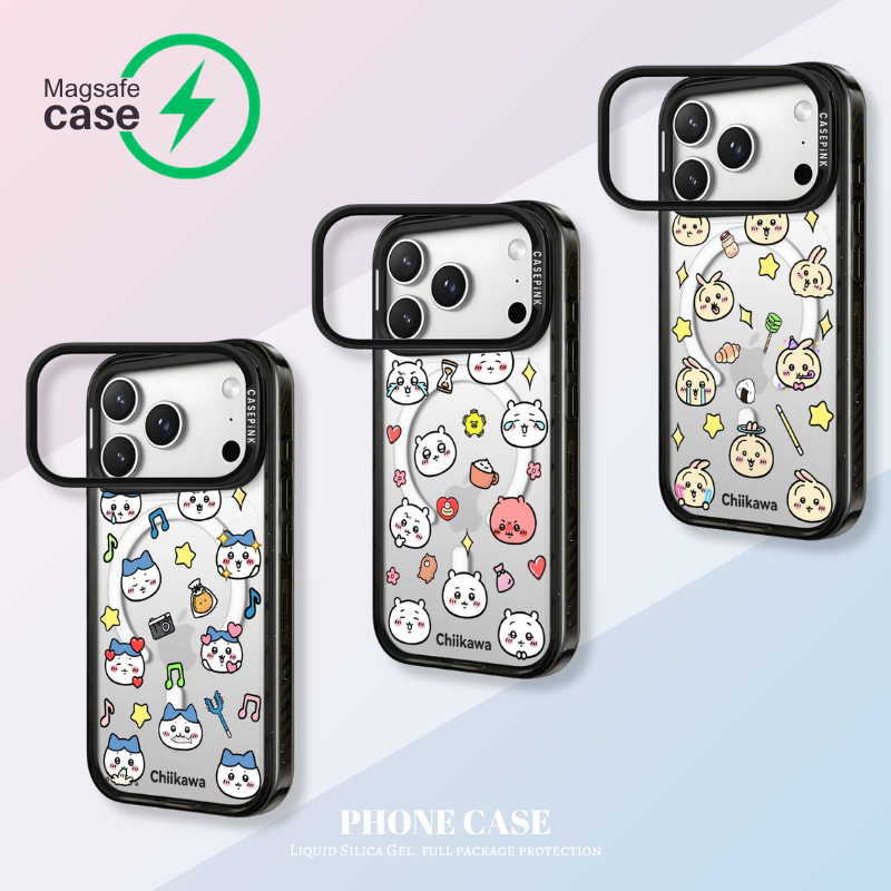 吉伊卡哇鏡頭框支架磁吸手機殼｜MagSafe 可愛保護殼