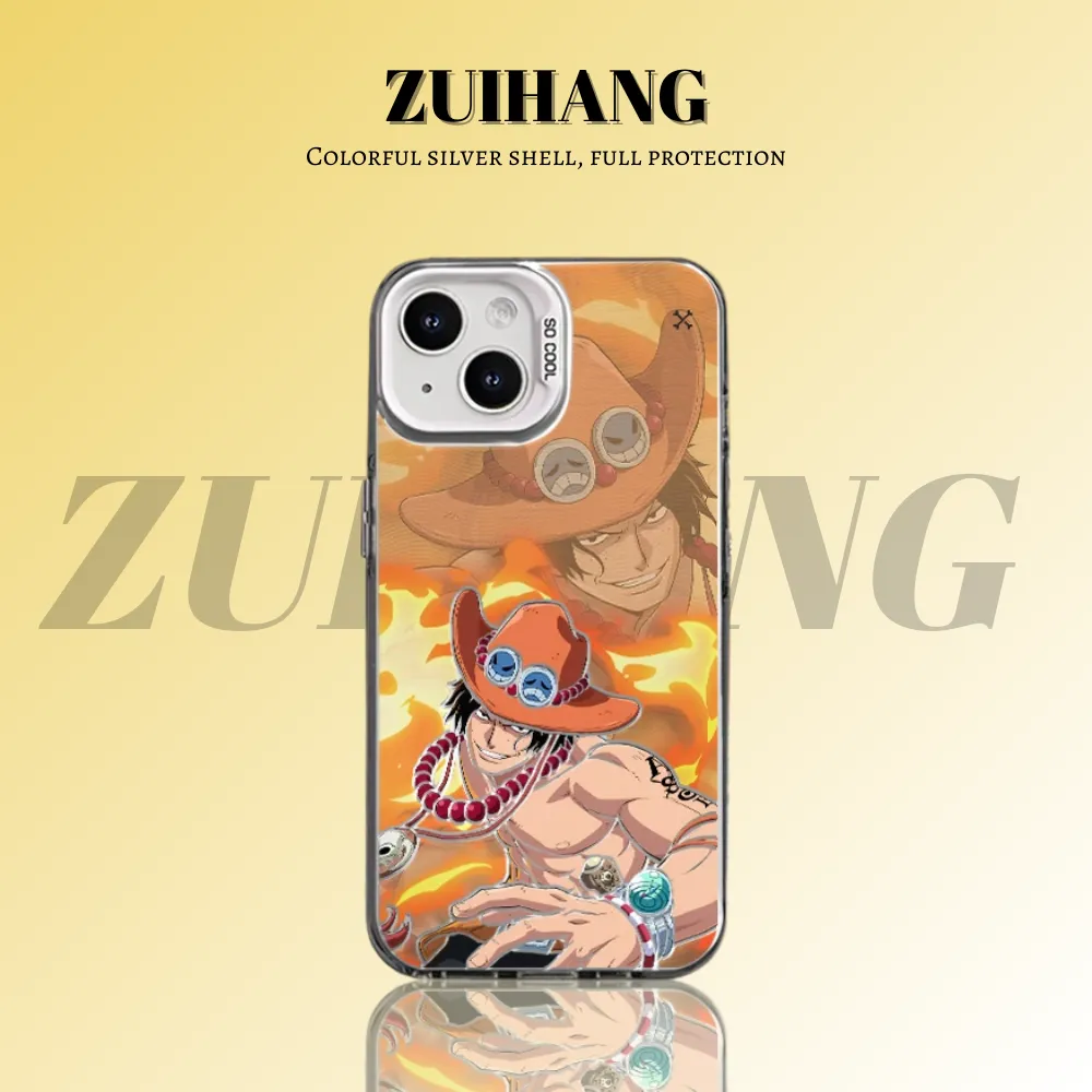 海賊王彩銀防摔手機殼-CASEZONE