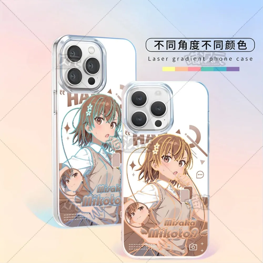 【大集合】動漫極光金漸變手機殼-CASEZONE