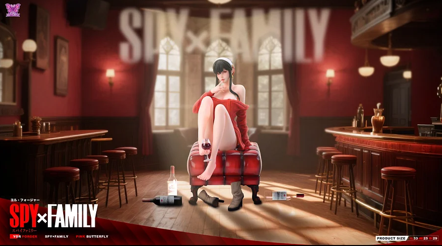 PINK BUTTERFLY Studio 粉蝶微醺約爾太太 約爾 雕像