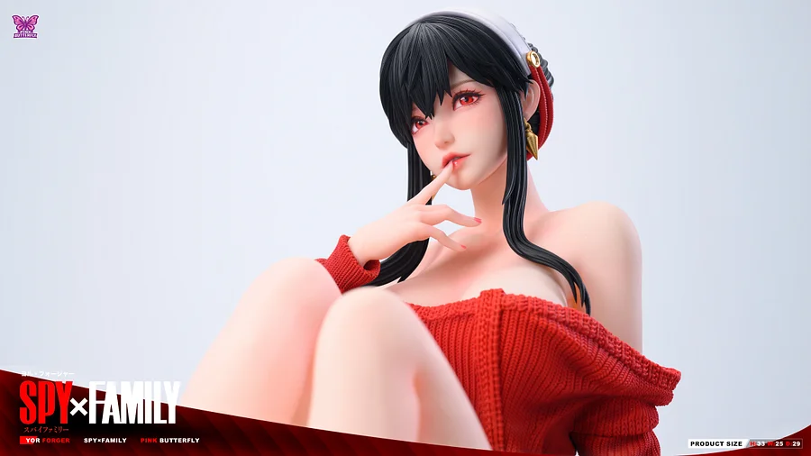 PINK BUTTERFLY Studio 粉蝶微醺約爾太太 約爾 雕像