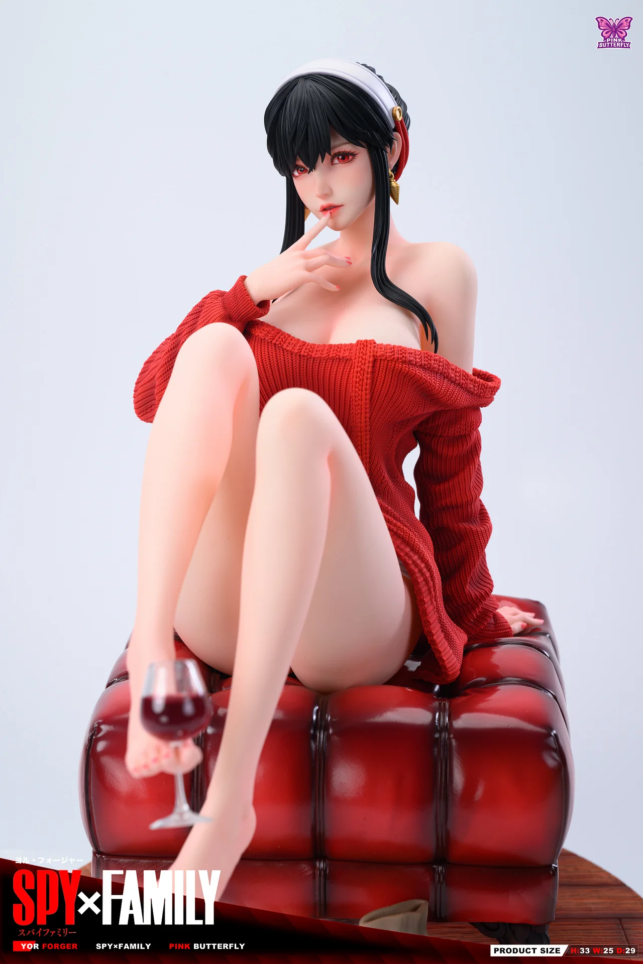 PINK BUTTERFLY Studio 粉蝶微醺約爾太太 約爾 雕像