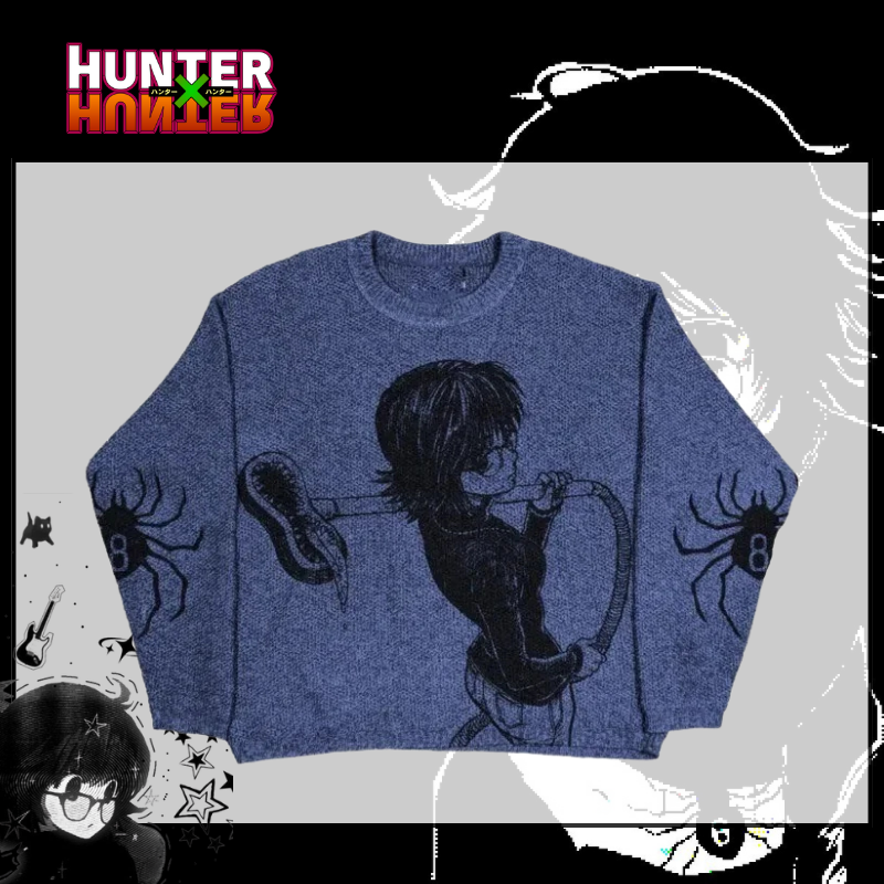 HUNTER×HUNTER 幻影旅團小滴圓領長袖針織衫