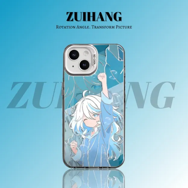 原神彩銀防摔手機殼-CASEZONE