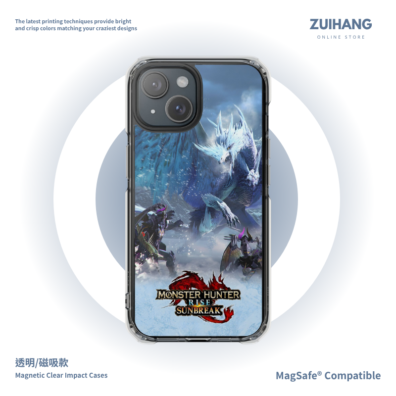 魔物獵人&冰原磁吸手機殼-CASEZONE