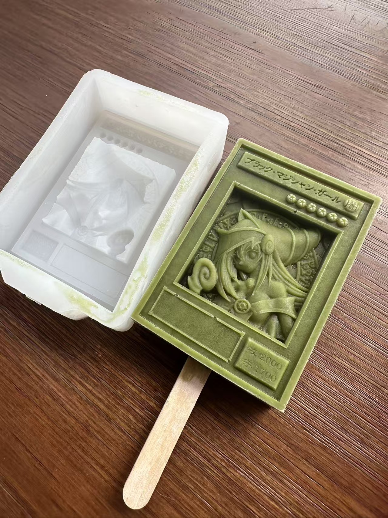 遊戲王 黑魔導女孩 雪糕石膏冰格 通用食品級矽膠模具-CASEZONE