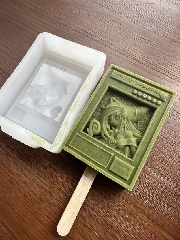 遊戲王 黑魔導女孩 雪糕石膏冰格 通用食品級矽膠模具-CASEZONE