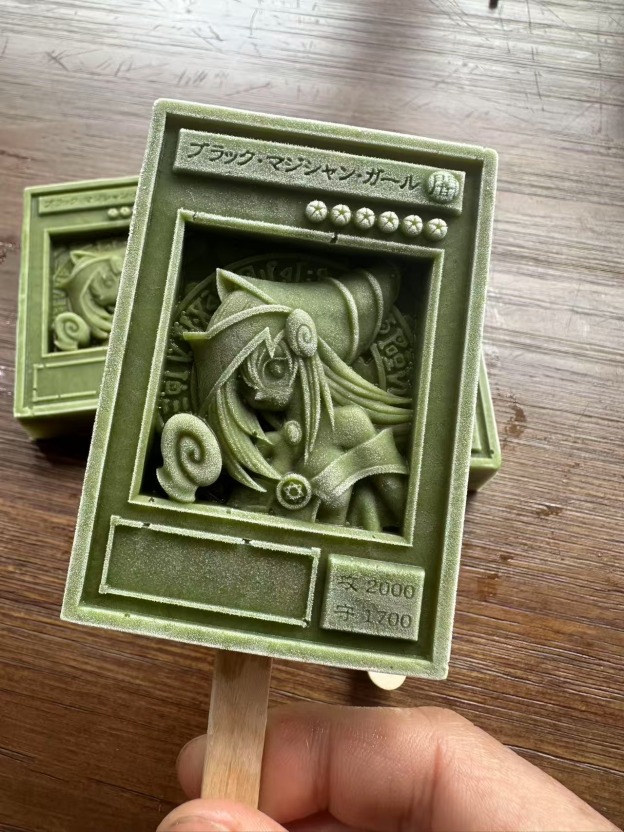 遊戲王 黑魔導女孩 雪糕石膏冰格 通用食品級矽膠模具-CASEZONE
